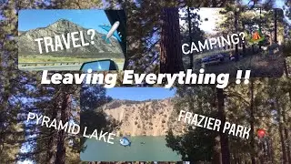 TRAVEL VLOG | Pyramid Lake Ca | Escape For The Night | Camping