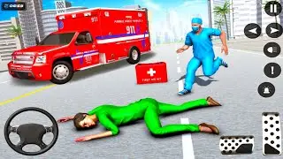 Emergency City Ambulance Rescue Driving Games - Android Gameplay