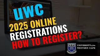Как зарегистрироваться в UWC (Университет Западного Кейпа) онлайн // Онлайн-регистрация в UWC в 2...