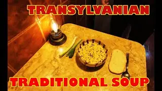 I cooked a Transylvanian vegetarian soup with tarragon and potatoes