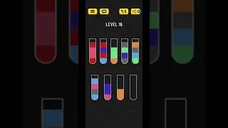Water sort puzzle level 16