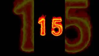 Countdown 15 Seconds 🔥⏳ Đồng Hồ Đếm Ngược 15 Gi&acirc;y #short #countdownlivetht