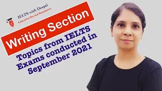 IELTS Writing Topics September 2021 || Writing Task Sep 2021