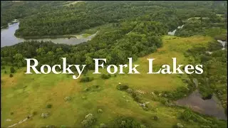 Relaxing Nature Video | Rocky Fork Lakes | 4k Drone Footage | Meditation