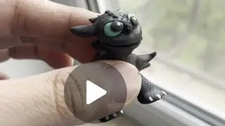 Sculpting Toothless ( baby dragon) !