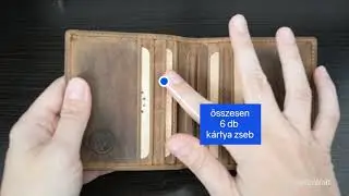 Val&oacute;di bőr doll&aacute;r p&eacute;nzt&aacute;rca unboxing Greenburry - J&oacute;BŐR webshop, Farkas Vad&aacute;szbolt Web&aacute;ruh&aacute;z