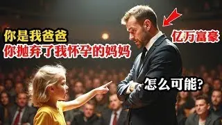 5歲女孩打斷億萬富豪的演講並揭露不為人知的秘密“你拋棄了我懷孕的媽媽” 隨後發生的事令所有人震驚