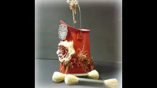 Canvas Corp CREW - Altered Paper Mache Pitcher