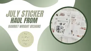 JUNE sticker haul part 2 from HARRIET WRIGHT DESIGNS