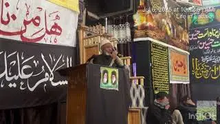 مجلس عزاء یوم عاشورہ امام بارگاہ ٹینگدو کرگل لداخ