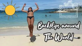 Backflips around the World 🌏 A compilation of my Back Tucks on all of my recent Vacations!