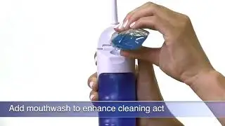 Interplak Cordless Portable Water Flossing System How-To WJL