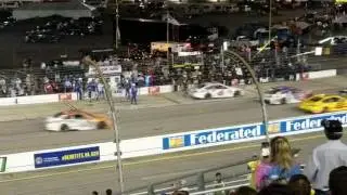Federated Auto Parts 400 nascar pit stops caution. 4k