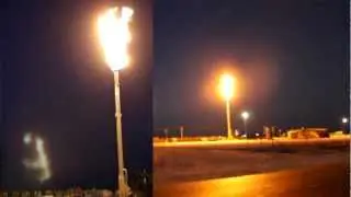 Berry Petroleum flare in Gardendale, TX