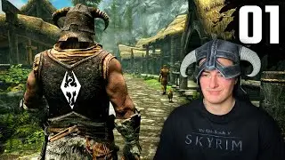 Skyrim 15 Years Later &ndash; UNARMED Playtrough Part 1 - YOU'RE DRAGONBORN!