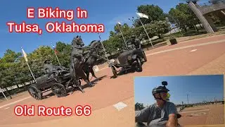 E Biking on the Arkansas River in Tulsa, Oklahoma (Short Video)- Aug 27, 2024