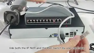 [CCTV Installation]-Add A PoE Switch to IP Camera NVR System