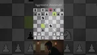 Aggressive Checkmate.#chess #chesstraps #chessgame