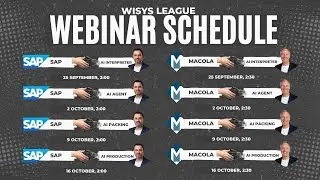 Wisys AI Webinar Series: Full Schedule: Discover the Future of SAP Business One Automation