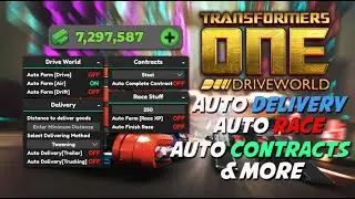 [🏁SEASON 5] Drive World Script Hack - Auto Farm / Auto Delivery, Race, Contracts [Pastebin]