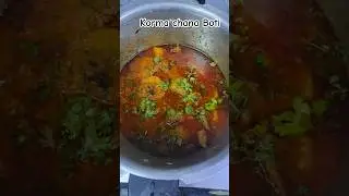 Sirf ek hi step me jhat pat korma chana Boti # bhut hi laziz bana tha