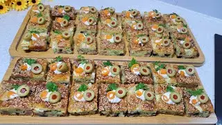 Torte e krypur për me çaj,e ndarë në 40 dilima 🤌