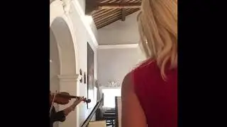 Matrimonio Villa Banfi - voce, piano, violino