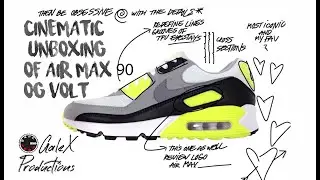 NIKE A I R MAX 90 OG VOLT CINEMATIC UNBOXING BY GALEX PRODUCTION'S