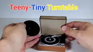 Teeny-Tiny Turntable: Includes 3 Mini-LPs to Play! Unboxing /Testing