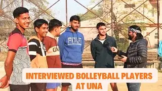  BOLLEYBALL PLAYERS INTERVIEW AT INDIRA STADIUM UNA
