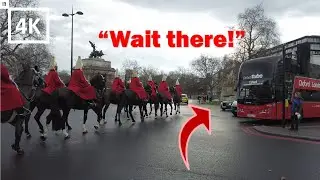 🚗 Vs🐎 London Traffic At Standstill For Horse Guards ❗