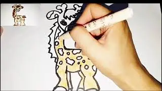 HOW TO DRAW A CUTE KAWAII GIRAFFE EASY 🦒