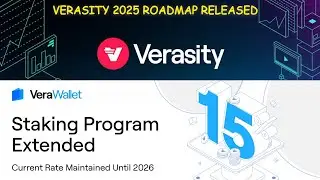 Verasity $VRA - Roadmap released - 2025 will be the defining year. Staking extended till March 2025