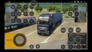 EURO TRUCK SIMULATOR 2 (CHIKII GLOUD GAMING EMULATOR) ANDROID TABLET GAMEPLAY HD