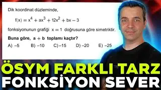 ÖSYM FARKLI TARZ FONKSİYON SORUSU SEVER!BİR FONKSİYON VE BİR POLINOM SORUSU#yks #ayt#aytmatematik
