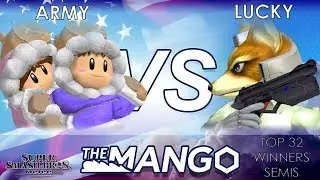 The Mango - TS TNC | ARMY (Ice Climbers) VS DIG | Lucky (Fox) - SSBM Top 64 - Winners Semis