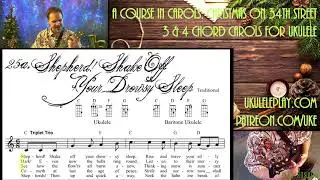 Shepherd Shake Off Your Drowsy Sleep : Complete Sing-along & Ukulele Tutorial