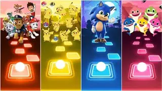 Paw Patrol Team 🆚 Pikachu Team 🆚 Baby Sonic 🆚 Baby Shark Team 🎶 Who Is Best?