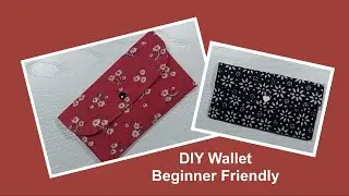 DIY Easy Clutch Wallet Bag - Clutch Purse - beginner sewing projects
