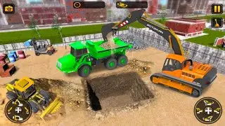 City JCB Excavator Simulator 🤑 Offroad Congratulations 3D Games 2025 - Android GamePlay 