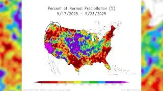 US Drought Monitor September 25, 2025