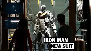 Iron Man saves Captain America with his new space suit