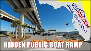 Hidden Boat Ramp in Santa Rosa Beach Florida Thomas Pilcher Park