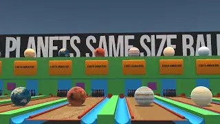 Planets Size Comparison 🌍🪐 | Bouncing Planets Animation | Satisfying Space