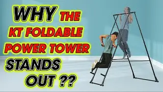Discover What Sets The KT Foldable Power Tower Pull Up Push Up Dip Station Apart