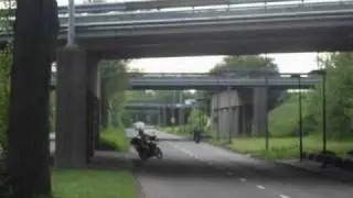 PRIO 1 Politie motor Achtervolging Scooter Hargalaan Schiedam