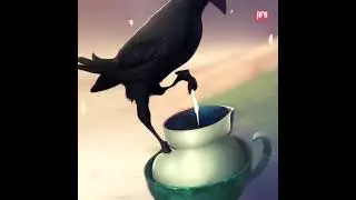 The Thirsty Crow: A Moral Tale About Never Giving Up #shortstoryinenglish #story