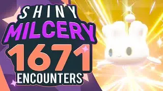 SHINY MILCERY IN 1671 EGGS | Pokemon Sword and Shield Shiny Reaction