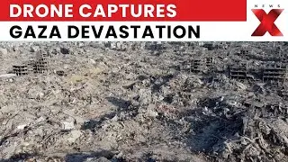 Drone Footage Reveals Massive Destruction Across Gaza City | Aftermath Of Ongoing Conflict | NewsX