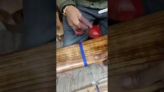 How Is A Band Or Threading Done On A Tennis Bat | Heavy Tennis Ball Bat | Book Bat At 9548182993